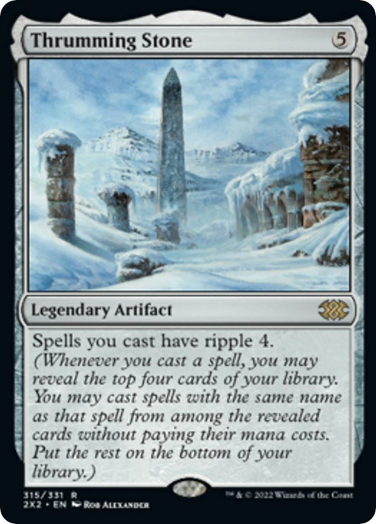 Thrumming Stone [2X2 - 315] - Cartes Sportives Rive Sud