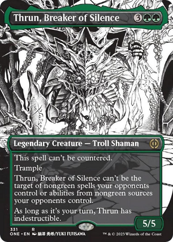Thrun, Breaker of Silence (Borderless) [ONE - 331] - Cartes Sportives Rive Sud