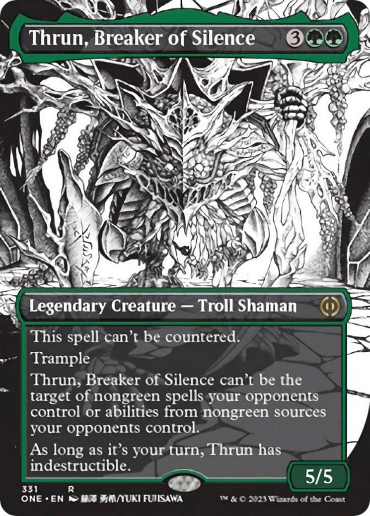 Thrun, Breaker of Silence (Borderless) [ONE - 331] - Cartes Sportives Rive Sud