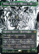 Thrun, Breaker of Silence (Borderless) (Step - and - Compleat Foil) [ONE - 456] - Cartes Sportives Rive Sud