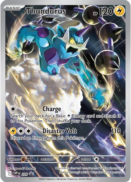 Thundurus - 209 [SVP - 209] - Cartes Sportives Rive Sud