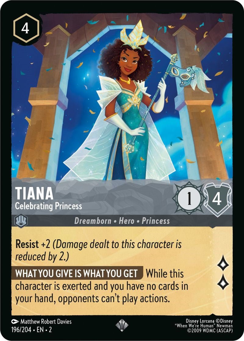 Tiana - Celebrating Princess [2 - 196/204] - Cartes Sportives Rive Sud