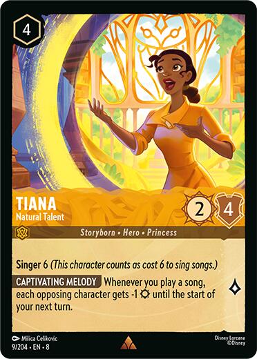 Tiana - Natural Talent [8 - 9/204] - Cartes Sportives Rive Sud