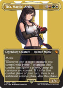 Tifa, Martial Artist (Borderless) (Surge Foil) [FIC - 214] - Cartes Sportives Rive Sud
