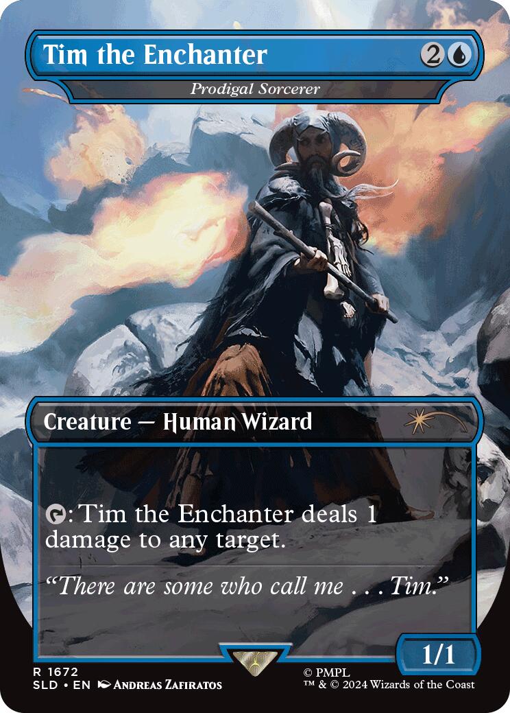Tim the Enchanter - Prodigal Sorcerer [SLD - 1672] - Cartes Sportives Rive Sud