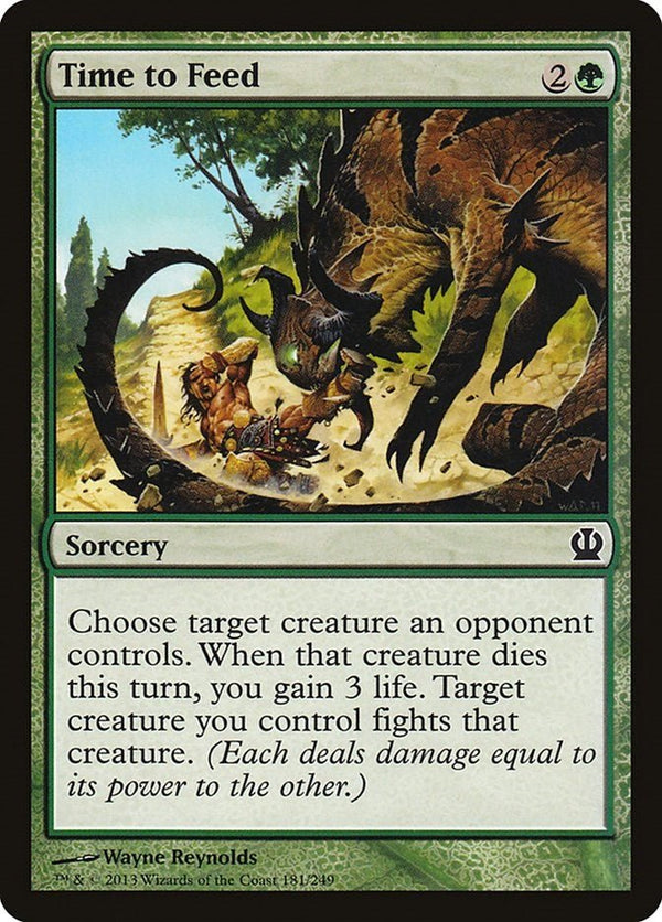 Time to Feed [THS - 181] - Cartes Sportives Rive Sud