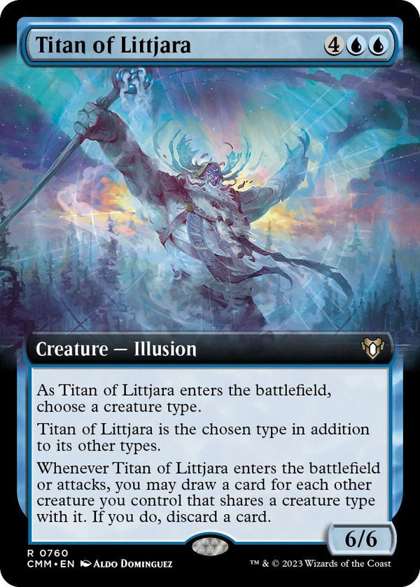 Titan of Littjara (Extended Art) [CMM - 760] - Cartes Sportives Rive Sud