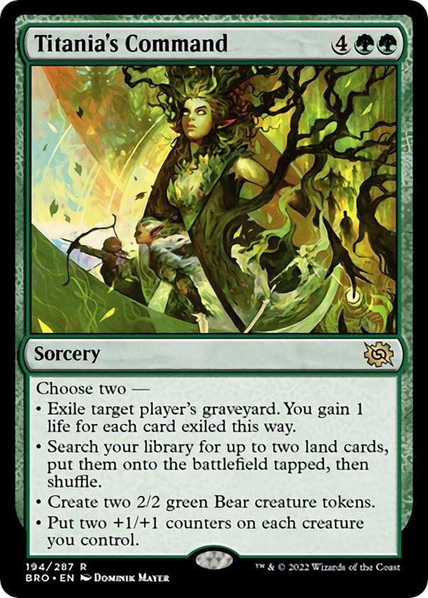 Titania's Command [BRO - 194] - Cartes Sportives Rive Sud