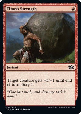 Titan's Strength [2X2 - 128] - Cartes Sportives Rive Sud