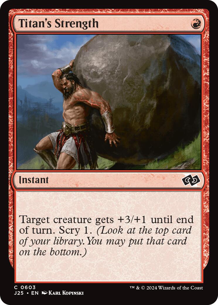 Titan's Strength [J25 - 603] - Cartes Sportives Rive Sud