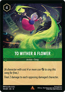To Wither a Flower [13] - Cartes Sportives Rive Sud
