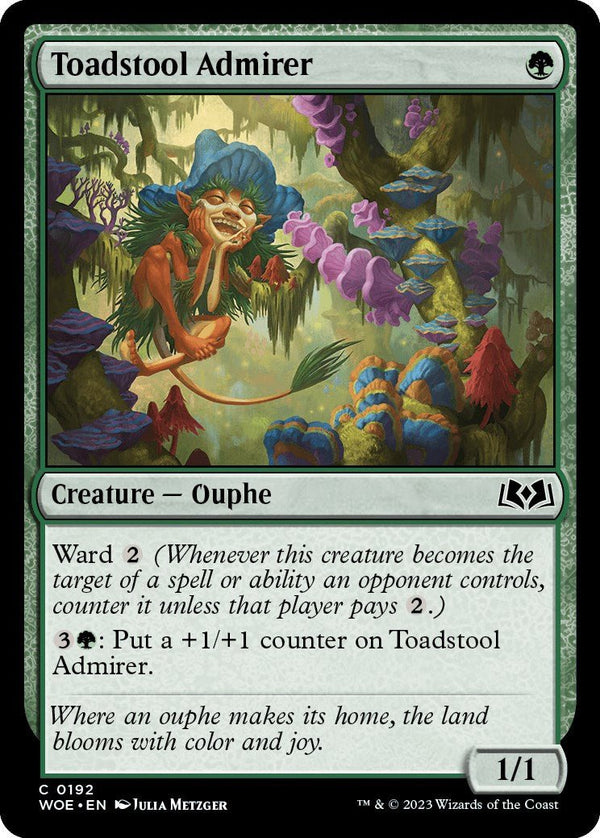 Toadstool Admirer [WOE - 192] - Cartes Sportives Rive Sud