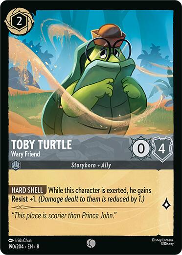 Toby Turtle - Wary Friend [8 - 190/204] - Cartes Sportives Rive Sud