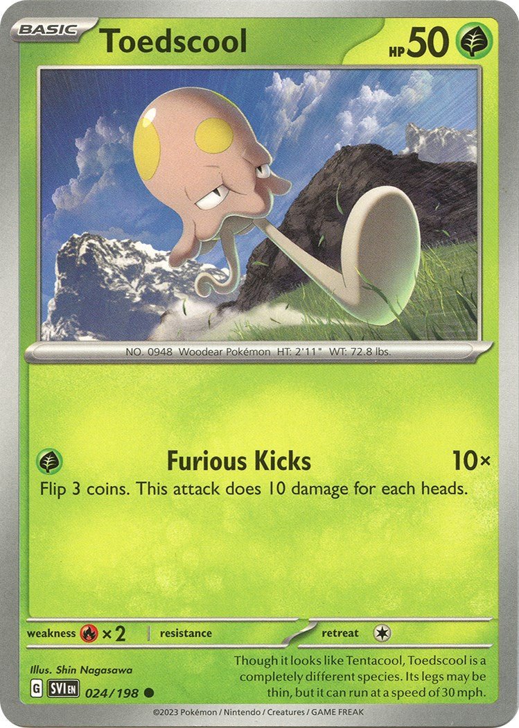 Toedscool - 024/198 [SVI - 024/198] - Cartes Sportives Rive Sud