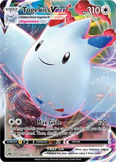 Togekiss VMAX [SWSH04 - 141/185] - Cartes Sportives Rive Sud