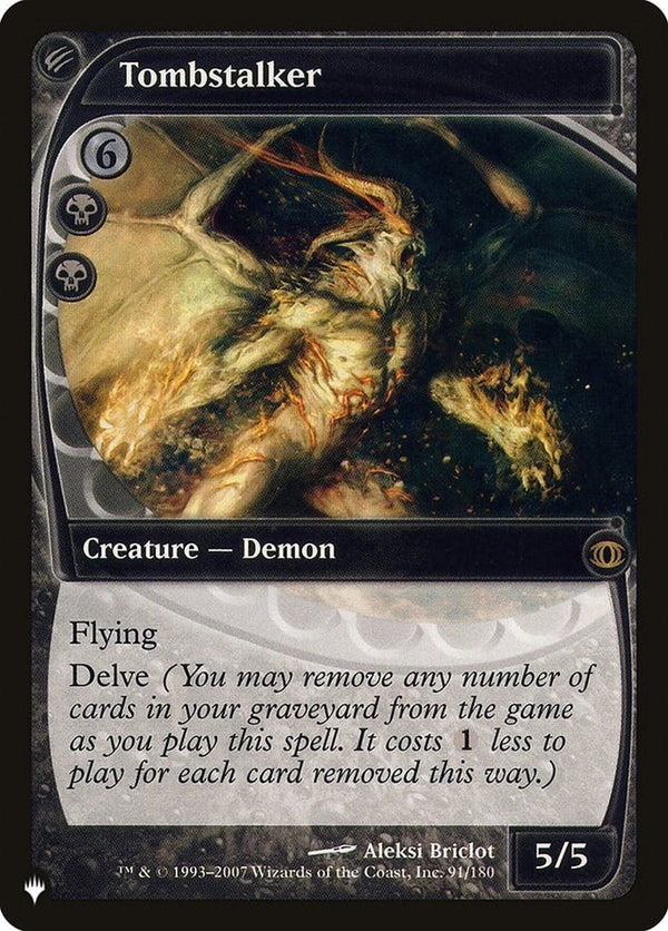 Tombstalker [LIST - 91/180] - Cartes Sportives Rive Sud