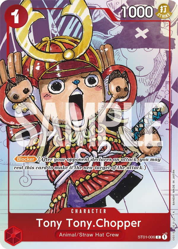 Tony Tony.Chopper - ST01 - 006 (Alternate Art) [OP - PR - ST01 - 006] - Cartes Sportives Rive Sud