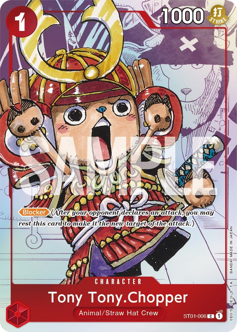 Tony Tony.Chopper - ST01 - 006 (Alternate Art) [OP - PR - ST01 - 006] - Cartes Sportives Rive Sud