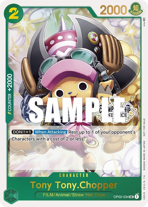 Tony Tony.Chopper (Store Championship Participation Pack) [OP-PR - OP02 ...