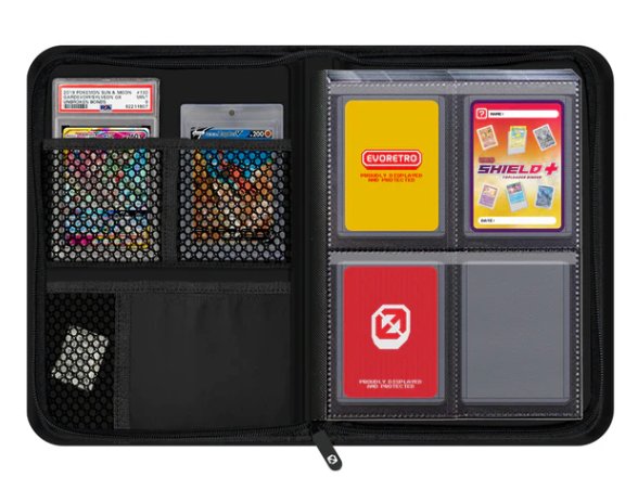 Top Loader Binder Evoretro Sheild+ 96 Cards - Cartes Sportives Rive Sud