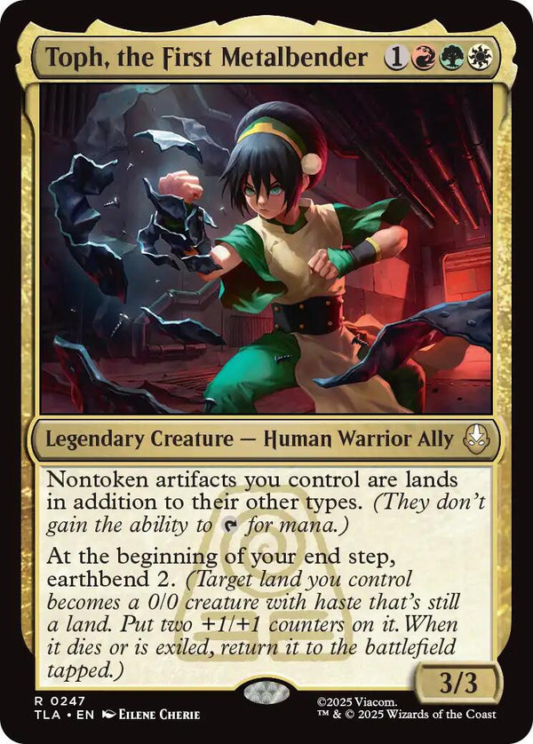 Toph, the First Metalbender [TLA - 247] - Cartes Sportives Rive Sud