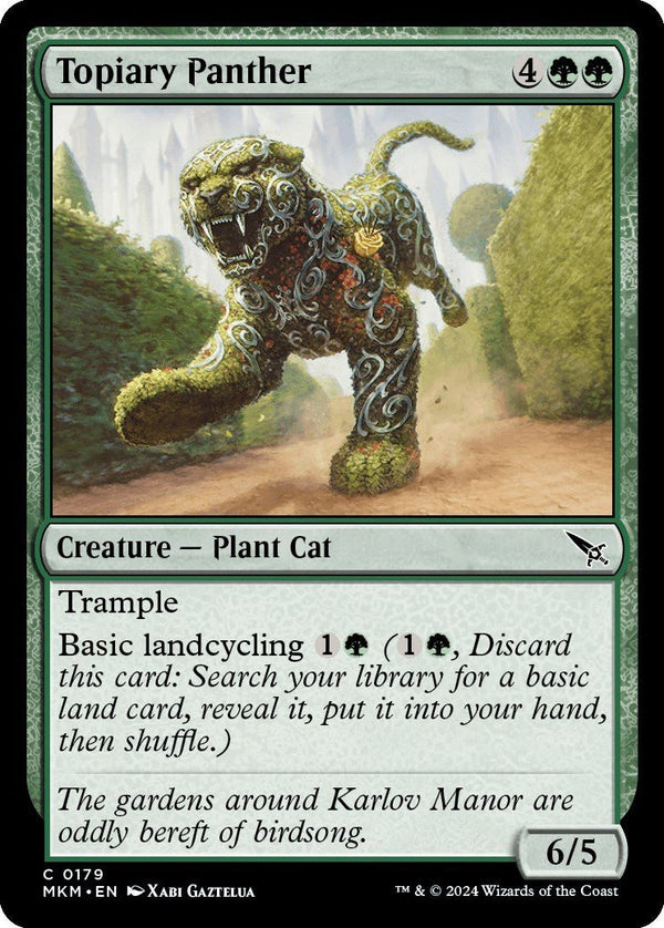 Topiary Panther [MKM - 179] - Cartes Sportives Rive Sud