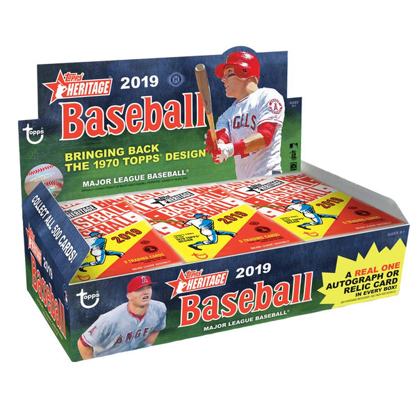 Topps Baseball Heritage 2019 Hobby Box - Cartes Sportives Rive Sud