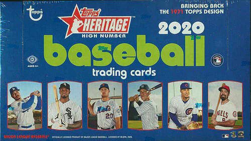 Topps Baseball Heritage 2020 High Number Hobby Box - Cartes Sportives Rive Sud