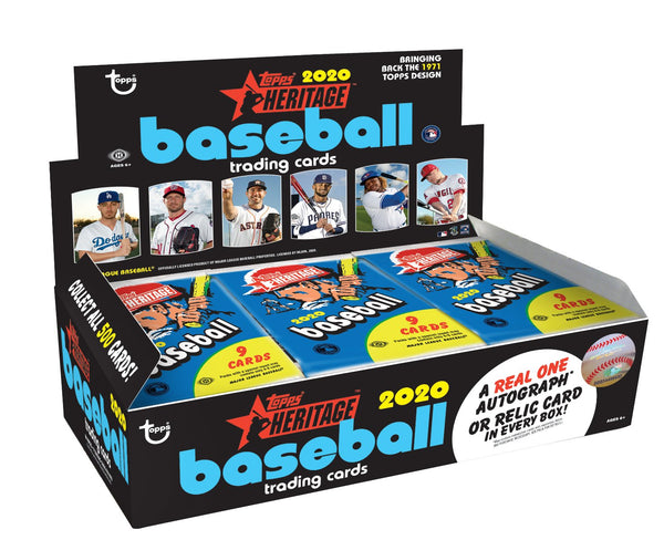 Topps Baseball Heritage 2020 Hobby Box - Cartes Sportives Rive Sud