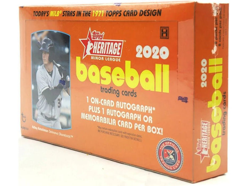 Topps Baseball Heritage 2020 Minor League Hobby Box - Cartes Sportives Rive Sud