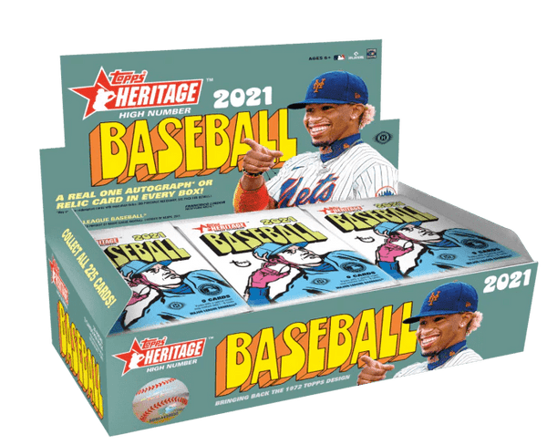 Topps Baseball Heritage 2021 High Number Hobby Box - Cartes Sportives Rive Sud