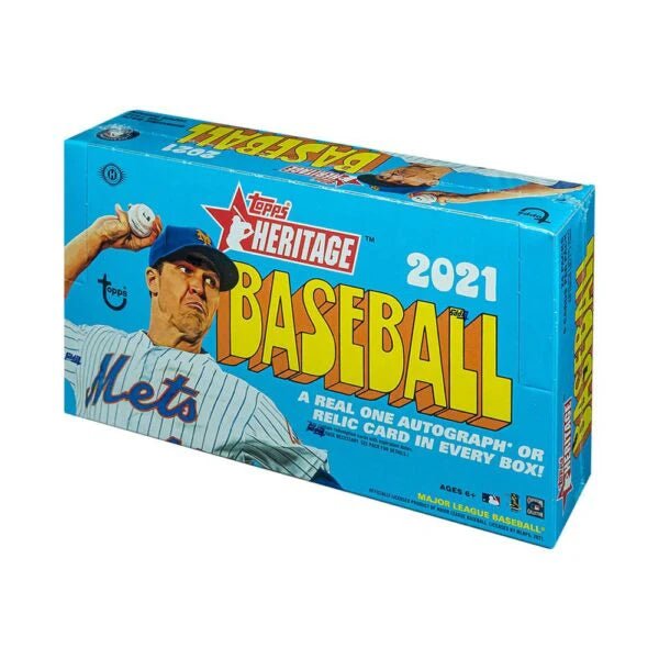 Topps Baseball Heritage 2021 Hobby Box - Cartes Sportives Rive Sud