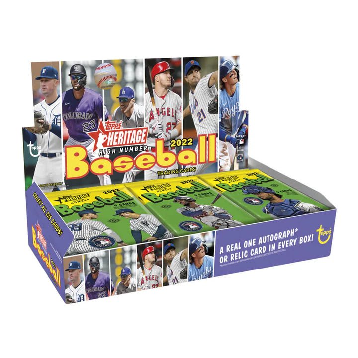 Topps Baseball Heritage 2022 High Number Hobby Box - Cartes Sportives Rive Sud