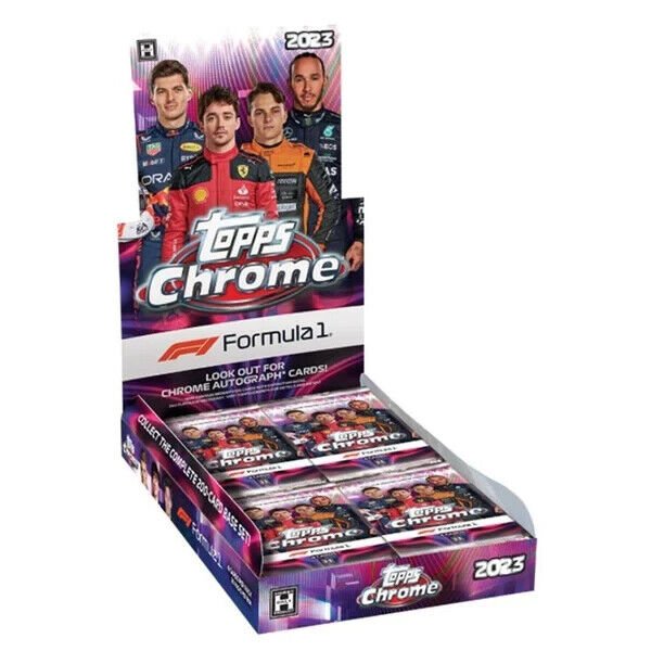 Topps Chrome Formula 1 2023 Hobby Box - Cartes Sportives Rive Sud