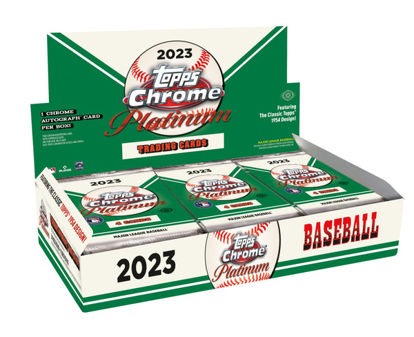 Topps Chrome Platinum Anniversary Baseball 2023 - Cartes Sportives Rive Sud