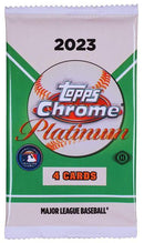 Topps Chrome Platinum Baseball 2023 Pack - Cartes Sportives Rive Sud