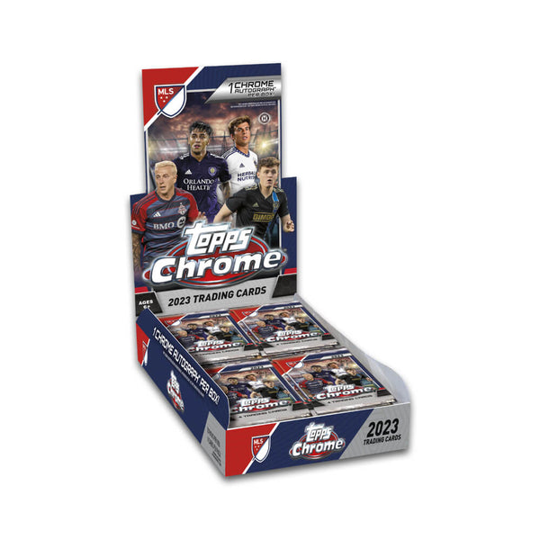 Topps Chrome Soccer MLS 2023 Hobby Box - Cartes Sportives Rive Sud