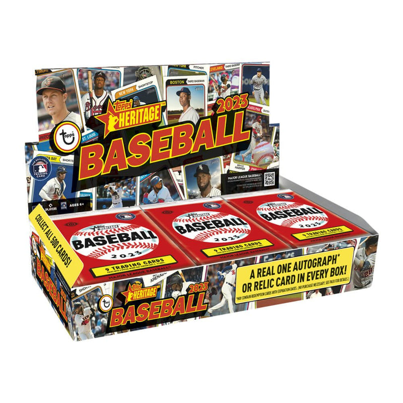 Topps Heritage Baseball 2023 - Cartes Sportives Rive Sud