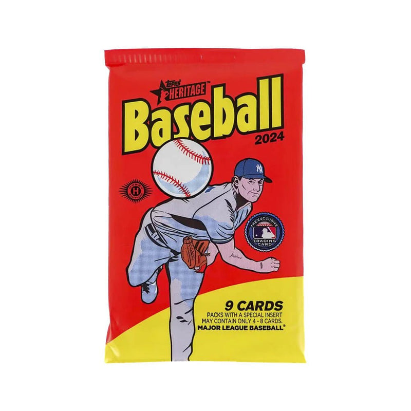 Topps Heritage Baseball 2024 Pack - Cartes Sportives Rive Sud