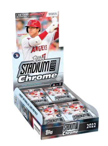 Topps Stadium Club Chrome Baseball 2022 - Cartes Sportives Rive Sud