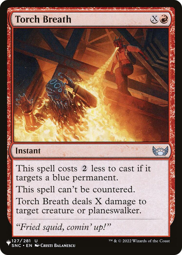 Torch Breath [LIST - 127/281] - Cartes Sportives Rive Sud