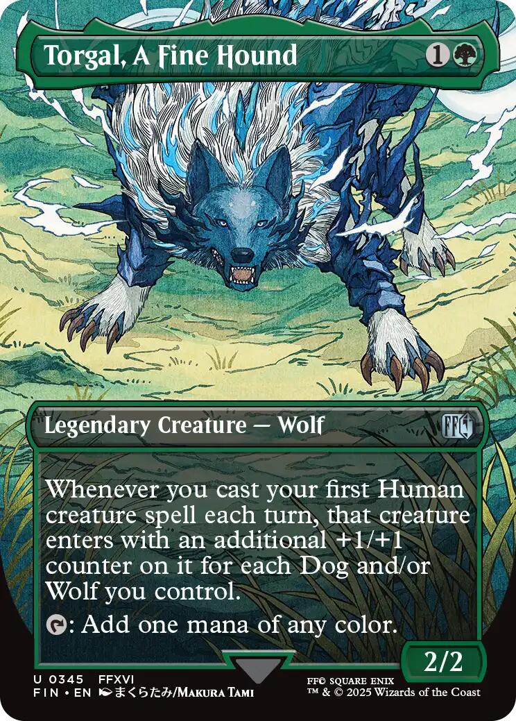 Torgal, A Fine Hound (Borderless) [FIN - 345] - Cartes Sportives Rive Sud
