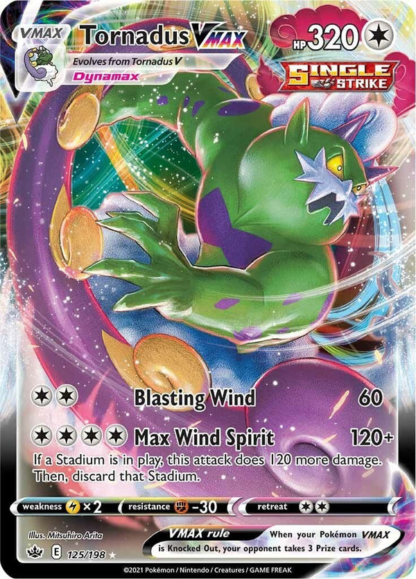 Tornadus VMAX [SWSH06 - 125/198] - Cartes Sportives Rive Sud