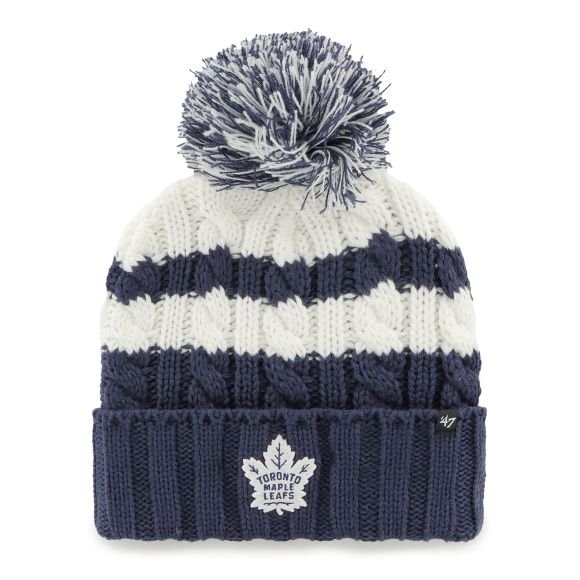 Toronto Maple Leafs 47Brand Ashfield Cuff Knit Blue - Cartes Sportives Rive Sud