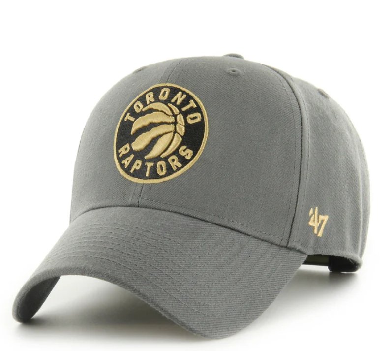 Toronto Raptors 47Brand MVP Grey/Gold - Cartes Sportives Rive Sud