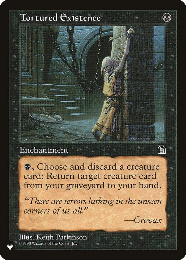Tortured Existence [LIST - N/A] - Cartes Sportives Rive Sud