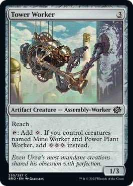 Tower Worker [BRO - 255] - Cartes Sportives Rive Sud
