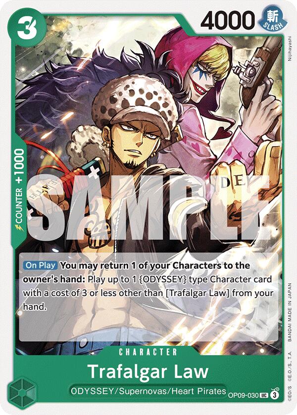 Trafalgar Law [OP09 - OP09 - 030] - Cartes Sportives Rive Sud