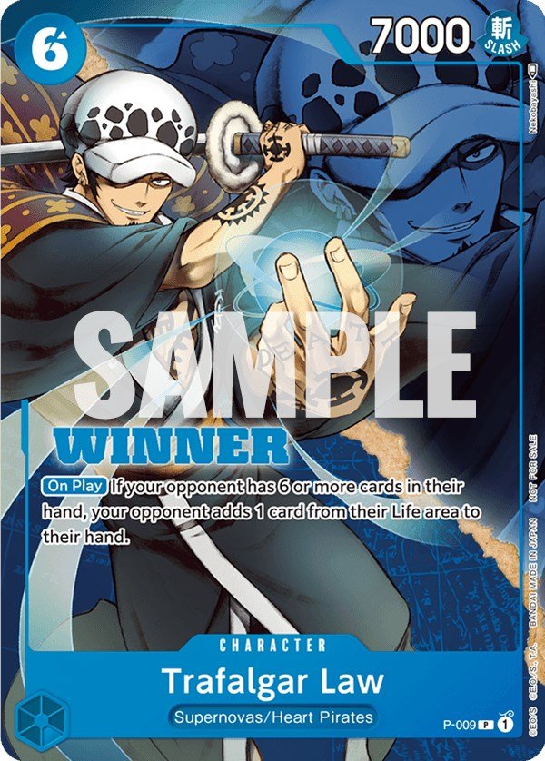 Trafalgar Law - P - 009 (Winner Pack Vol. 1) [OP - PR - P - 009] - Cartes Sportives Rive Sud