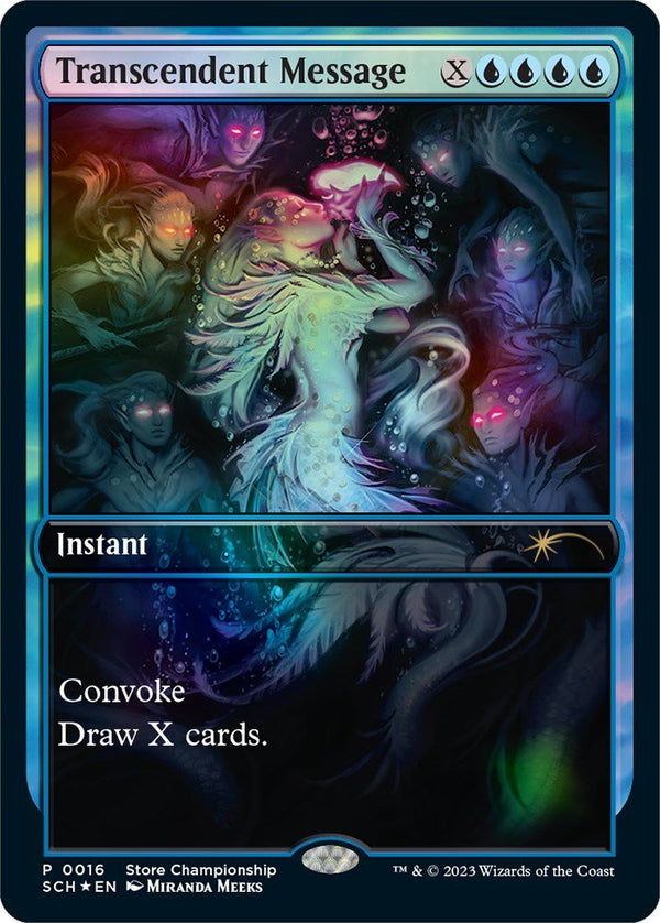 Transcendent Message [GAME - 16] - Cartes Sportives Rive Sud